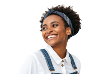 A young woman with a refreshing smile. Looking happy. A fulfilling life.