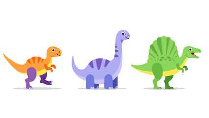 Baby dinosaurs, vector illustration design © Isha
