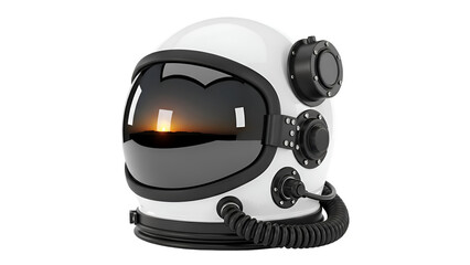 Astronaut helmet with visor and communication system