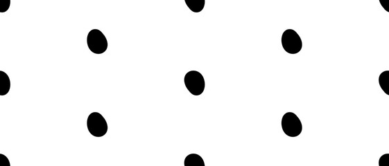 Small black dots on white seamless background. Minimal sprinkle pattern in clean geometric style. Vector illustration on an isolated background.