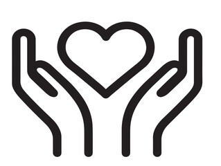 Obraz premium Gorgeous charity illustration symbolizing kindness and generosity