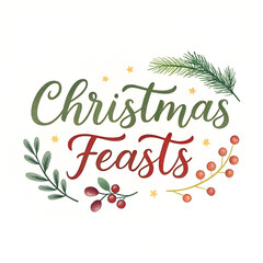 Obraz premium Christmas Feast Table, Traditional Christmas Dinner, Festive Holiday Food Spread, Family Christmas Meal Celebration, Luxury Christmas Feast Food
