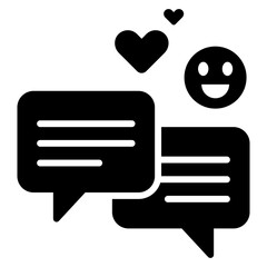 Love Chat Icon 