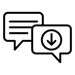 message download icon