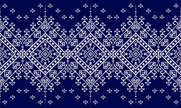Christmas fair isle pattern design for fashion textiles, knitwear and graphics