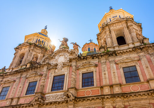 Church of Saint Louis of France (Iglesia de San Luis de los Franceses) - 18th century baroque church in Macarena district, Seville, Spain