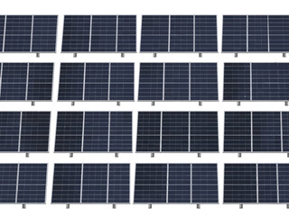 Renewable energy concept - solar panels array showing green power generation for eco-friendly sustainability and clean electricity supply
