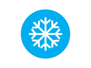 Snowflake Icon &ndash; Winter Cold Weather Symbol