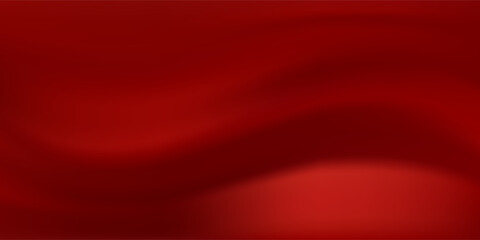 Abstract Red Gradient Background with Smooth Waves and Soft Flow
