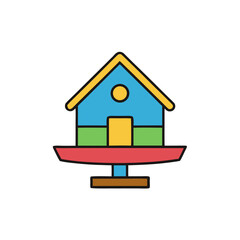 house icon on white background