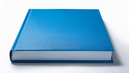 Light Blue Hardcover Book Isolated On Transparent Background