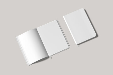 High Resolution Notebook Blank Mockup