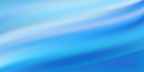 Blue Abstract Gradient Wave Background with Smooth Lines