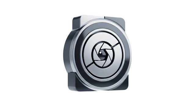 Precision collet chuck for cnc machining, metal tool component with aperture design isolated on transparent background