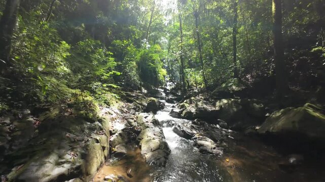 Cascada en Monta&ntilde;a Verano