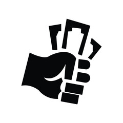 Fototapeta premium Fist Breaking Free from Chains