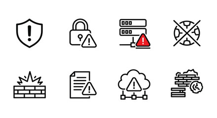 Security and alert icons