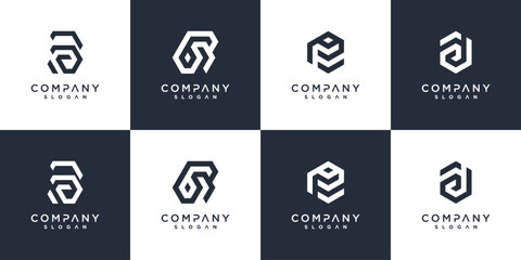 B logo collection with modern creative style Premium Vector © arsyi_06