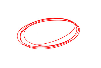 Highlight pen line. Hand drawn circle underline sketch. Oval pencil stroke. Doodle mark scribble.