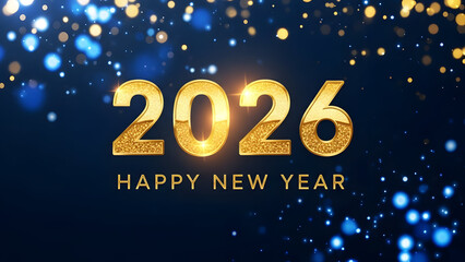 Happy new year 2026 celebration background