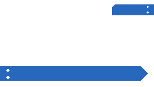 タグのテロップデザイン：青