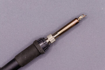 Soldering iron tool with working hot tip