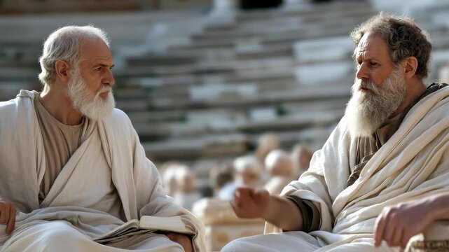 Socratic mind journey: Plato teaching, Academy study, Greek scholar, intellectual dialogue, philosophical reasoning, timeless insight, ancient wisdom, classic knowledge,