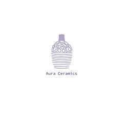 Minimal Luxury Ceramics Logo Design for Handmade Pottery, Porcelain Tiles and Interior Home Decor Brand