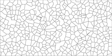 Obraz premium White abstract Voronoi diagram retro tiles pattern broken glass. Broken Glass Quartz natural fragment Cement kitchen decor. Broken Glass/Quartz glass fragment for Website Background