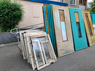 Complete replacement of old doors and windows in dwelling house