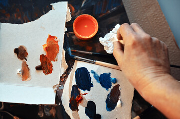 erasing wrong colour on canvas