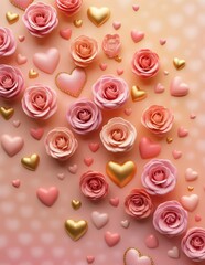 valentine digital papers