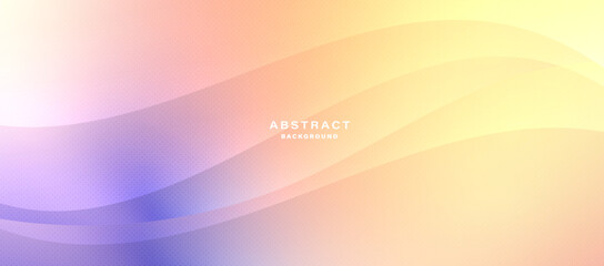 Pastel gradient wave background with dotted texture.