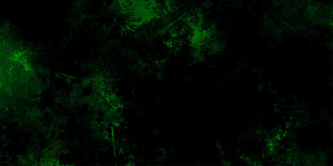 Abstract background with Scary green and black horror Textured Smoke. Old vintage retro green background texture. Bright nebula in space background. Green and clouds for movie scenes. © Art By Afna