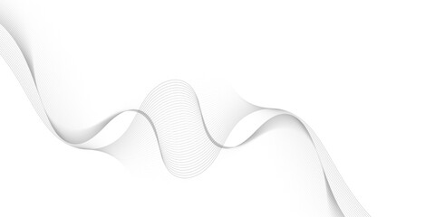 
Abstract gray wavy lines Digital frequency track equalizer background. Curved wave smooth stripe seamless pattern. Wave lines created using blend tool. graphic design template equalizer.