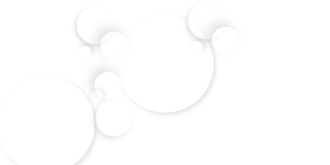 Abstract background with circle white abstract geometric background with soft light white paper circles in design. Abstract background in white and gray shadows. abstract geometric background concept.