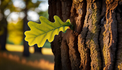 Oak Tree Quercus Macrocarpra Bark And Leaf Closeup Photo Outdoors Oak Tree Plants And Trees Bark And Leaves Texture