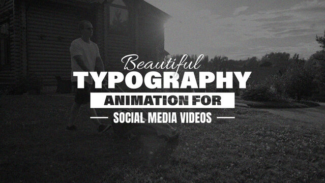 Animated Text Badge for Social Media Videos