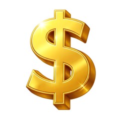 Fototapeta premium Golden dollar sign