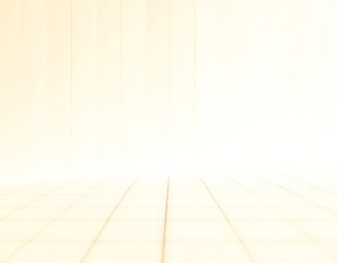 グリッドラインの床と壁を使ったミニマル背景