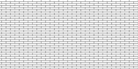 Fototapeta premium Brickwork wall block white concrete stucco isolated cement wall row urban interior limestone brick faced home and kitchen vintage wallpaper background.