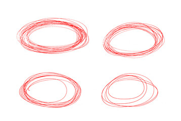 Highlight pen line. Hand drawn circle underline sketch. Oval pencil stroke. Doodle mark scribble.
