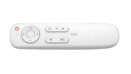 Wireless Remote Control Device with Buttons and Power Indicator Light
