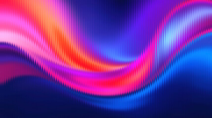 Vibrant colorful wave pattern with pink, blue, and purple hues
