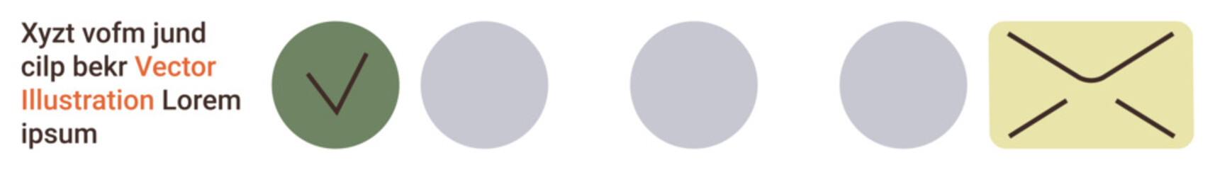 Workflow process, progress tracking, approval stages, notifications, visual communication, task completion. Step-by-step design with a green checkmark and envelope icons. Workflow process © robu_s