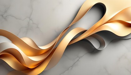 Sophisticated abstract swirl background with metallic gold shine concrete texture and bold 2026 creating refined new year card design