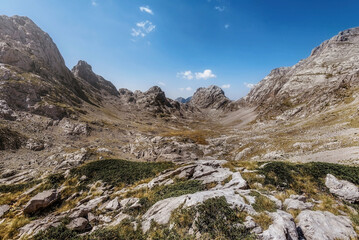 Alpine Landscape in Albanian Alps Highlands