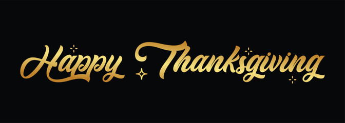 Happy Thanksgiving Typography Vector art Design