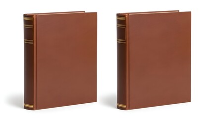 Minimal Hardcover Book Pair Isolated