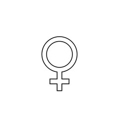 Female Gender Symbol Icon